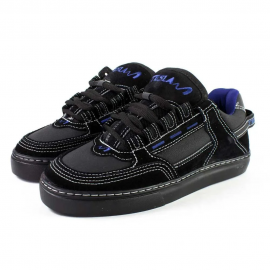 Tenis_TESLA_COIL _BLACK_Blue_Sukata_Skate_streetwear_moda_skatista